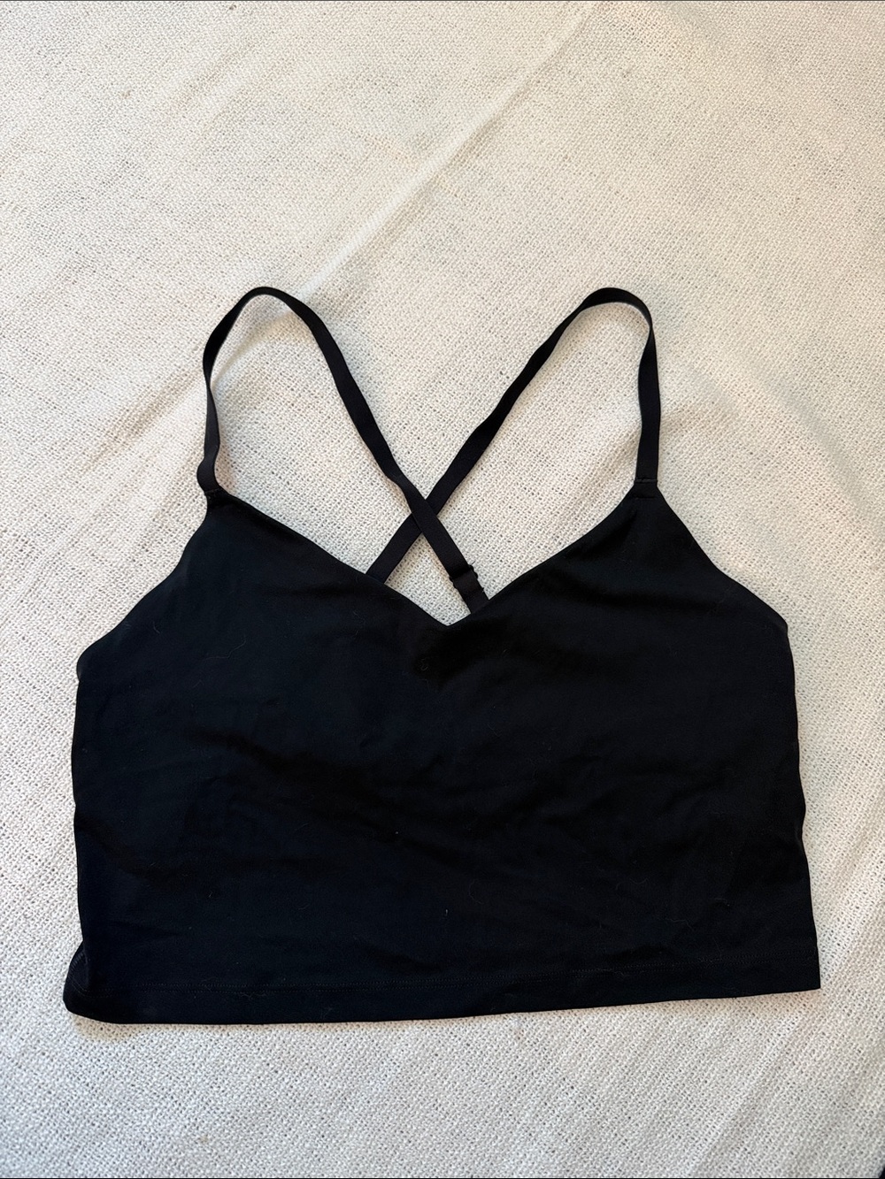 aerie Black Crisscross V-Neck Bralette